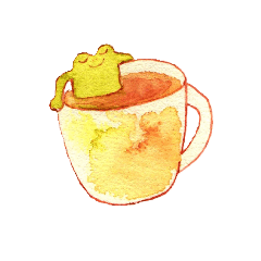 気楽なカエルスタンプ