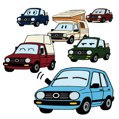 Mk1ファミリー　けなげな旧車たち