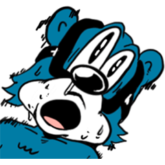 KUSOMEGANEアニメスタンプ