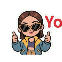 Cool Sweet Sunglasses Girl