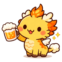 デフォルメ麒麟キャラの日常スタンプ