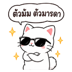 Rabbit tail cat : Speaking slang
