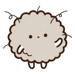 ゆるふわ毛玉のダスティちゃん
