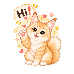 ふわふわ猫のサニー