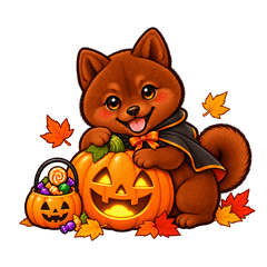Mino Shiba Halloween: French