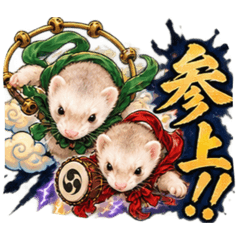 モカ＆タルト風神雷神