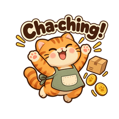 お店番ねこの売れたよ日和