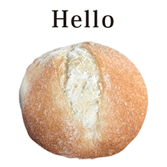丸いパン　と　英語　English
