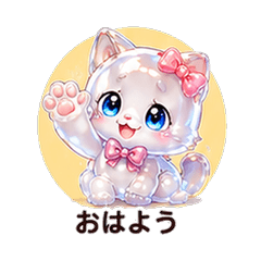 ぷるぷるラグドールカノジョ 恋人スタンプ