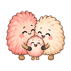 Fluffy Dust Family: 40 Cozy Moods