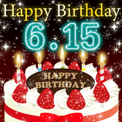 6月上旬❤️日付入り❤️誕生日おめでとう❣️