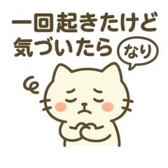 Everyday Fluffy Cat Stickers