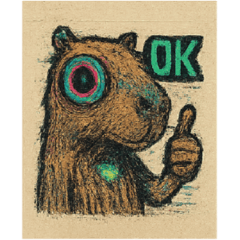 Capybara "DISTORTED" (Kai Style)