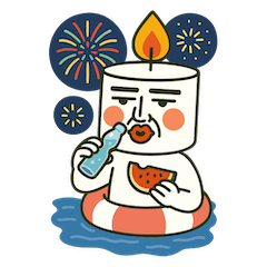 キャンドル作家用！ろうそくの妖精モエ吉3