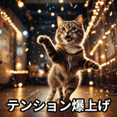 陽キャ用ねこスタンプ