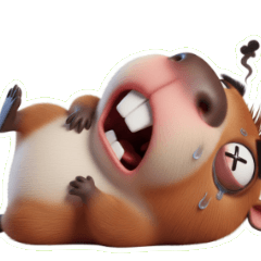 ダメかわいすぎるカピバラ