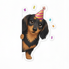 Adorable Dog Stickers Doxie2