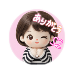 ショートボブの女の子①