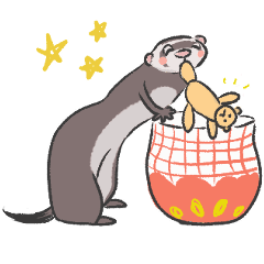 うごく！フェレットの色んな気持ちと日常