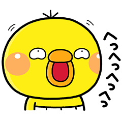 ぴっぴのリアクション♡短いお返事スタンプ