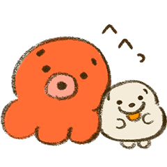 プクがいてタコがいる