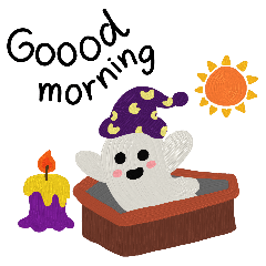Little ghost boo-tiful friend