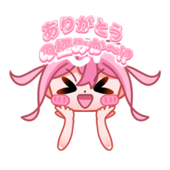 桜月ふわりLINEスタンプ
