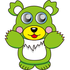 Green bear baby 3