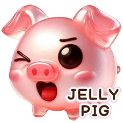 Jelly Gummy pig