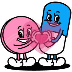 medicine character pupu and sunsun