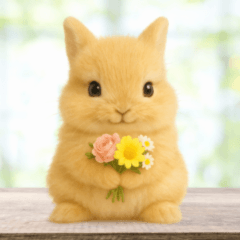 リアル写真風♡かわいい挨拶スタンプ