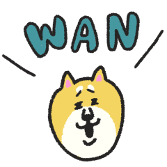 ▶manpuku商店のWAN☆WANスタンプ