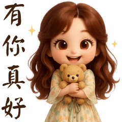 Sweet Girls** Daily Useful Stickers