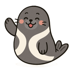 クラカケアザラシの日常スタンプ