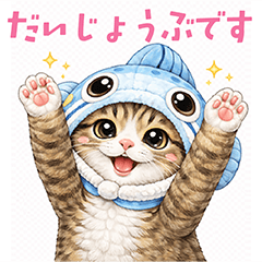 おさかなかぶり猫のゆる敬語