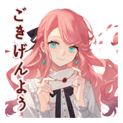 上品な女の子のやさしい毎日