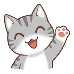 日常使いに！サバ白猫スタンプ