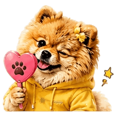 Cute & Happy Pomeranian