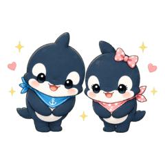 シャチまる＆シャチこのしぞーかことば