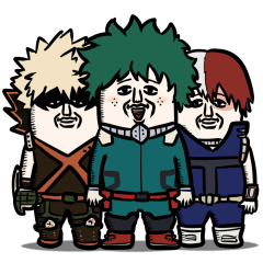 ヒロアカスタンプ by まめぞう