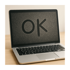 埃まみれのパソコン