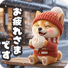 動く⭐豆柴コロの冬