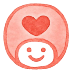 数字とローマ字♪プリチー赤はんこ