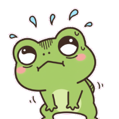 呆然茫然カエル