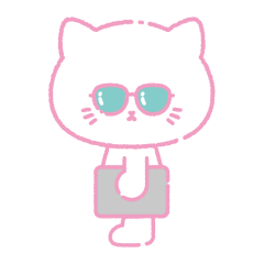 Cute cat stickers mew