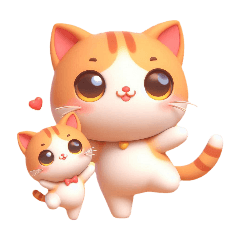 [アレンジ用]猫の親子