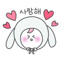 たれ耳うさぎずきん(韓国語)