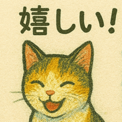 ミケちゃんの日常　絵画編