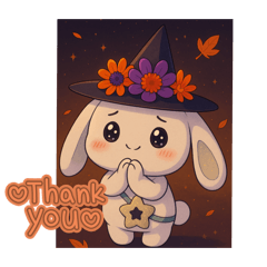 ハロウィン魔法うさちゃん