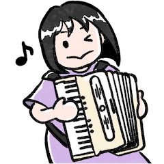 アコ弾き藤野の日常すぎるスタンプ1
